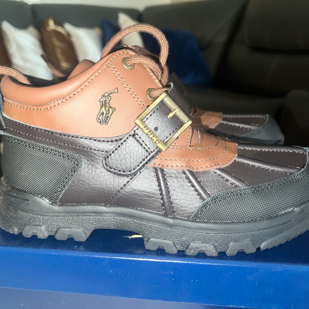 2 pairs of Ralph Lauren Polo Boots “Dover” size 3 brand new in box
